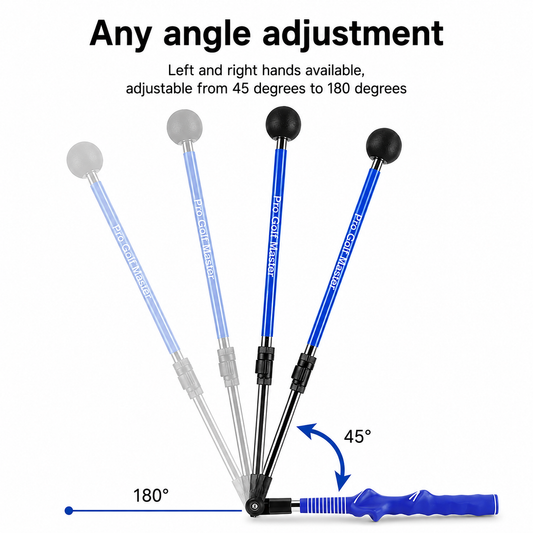Golf Swing Trainer with Adjustable Angle