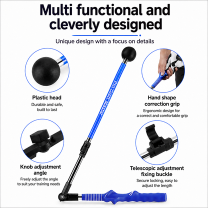 Golf Swing Trainer with Adjustable Angle