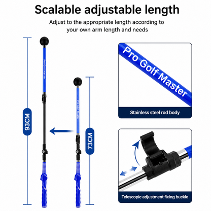 Golf Swing Trainer with Adjustable Angle