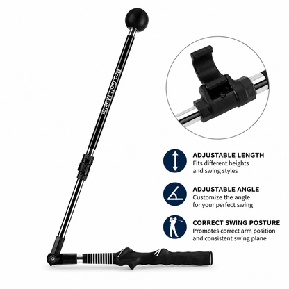 Golf Swing Trainer with Adjustable Angle