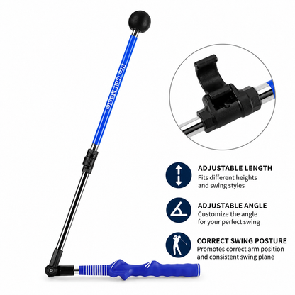 Golf Swing Trainer with Adjustable Angle